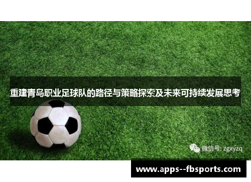 重建青岛职业足球队的路径与策略探索及未来可持续发展思考